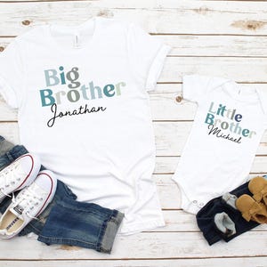 Brother Matching Shirt, Baby Onesie® , Newborn Onesie® , Gift for Baby,  Gift for Brother, Baby Shower Gift, Personalised Gift