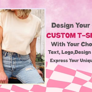 Custom Shirt, Custom Tee, Custom T-shirt, Personalized Shirt, Personalized Design Shirt, Business Logo Shirt, Custom Printing Shirt