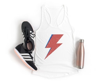 Womens Tank Top, Men Tank Top, Women Tank Top, Lighting Tank Top Vintage Tank Top, Gift for Her, Gift For Him