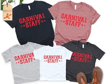 Carnival Staff Shirt, Carnival Party, Carnival Theme Shirt, Carnival Theme Birthday, Carnival Theme Party Outfit, Carnival Shirts Staff