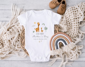 Personalised First Mother&#39;s Day Onesie® , 1st Mother&#39;s Day Baby, Mother&#39;s Day Gift Idea, Mother&#39;s Day Outfit For Baby, Baby For Gift