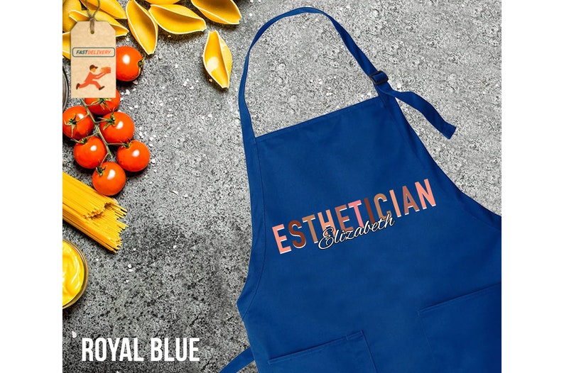 Personalized Esthetician Apron, Esthetician Apron, Cosmetologist Apron, Esthetician Gift, Beautician Gift, Therapist Apron,Aesthetician Gift