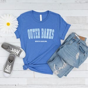 T-shirt Outer Banks en Caroline du Nord, chemise Outer Banks, chemise Outer Banks, Caroline du Nord, chemises Outer Banks en Caroline du Nord, chemise cadeau image 1