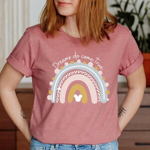 Disney Rainbow Shirt, Dreams Do Come True Shirt, Magical Kingdom Shirt, Vacation Shirt, Colorful Disney T-Shirt, Castle Shirts Kids Toddler