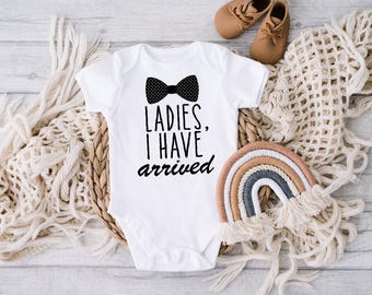 Body para bebé "Ladies I Have Arrived"®, Body adorable, Ropa divertida para bebé, Body adorable, Regalo para bebé, Recién nacido, Ropa para bebé niño, Body para bebé niña®