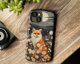 Funda de teléfono Fox japonés / iPhone 15 Pro Max / Galaxy S23 Ultra / Google Pixel 7