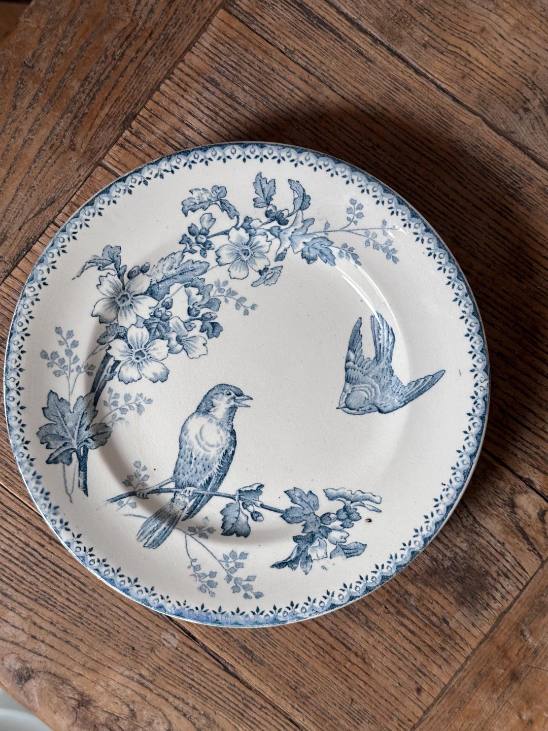 Longwy Mesange Collection Plates French Provence Style Antique ...