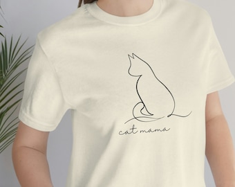 Cat Mom Shirt, Cat Mom Gift, Cat Mom T-Shirt, Cat Lover, Cat Mama, Gift Shirt, Mother's Day Gift, Cat Mama T-shirt