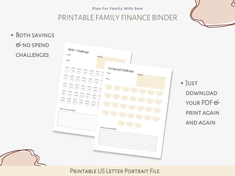 Printable Finance Binder Printable Finance Planner - Etsy