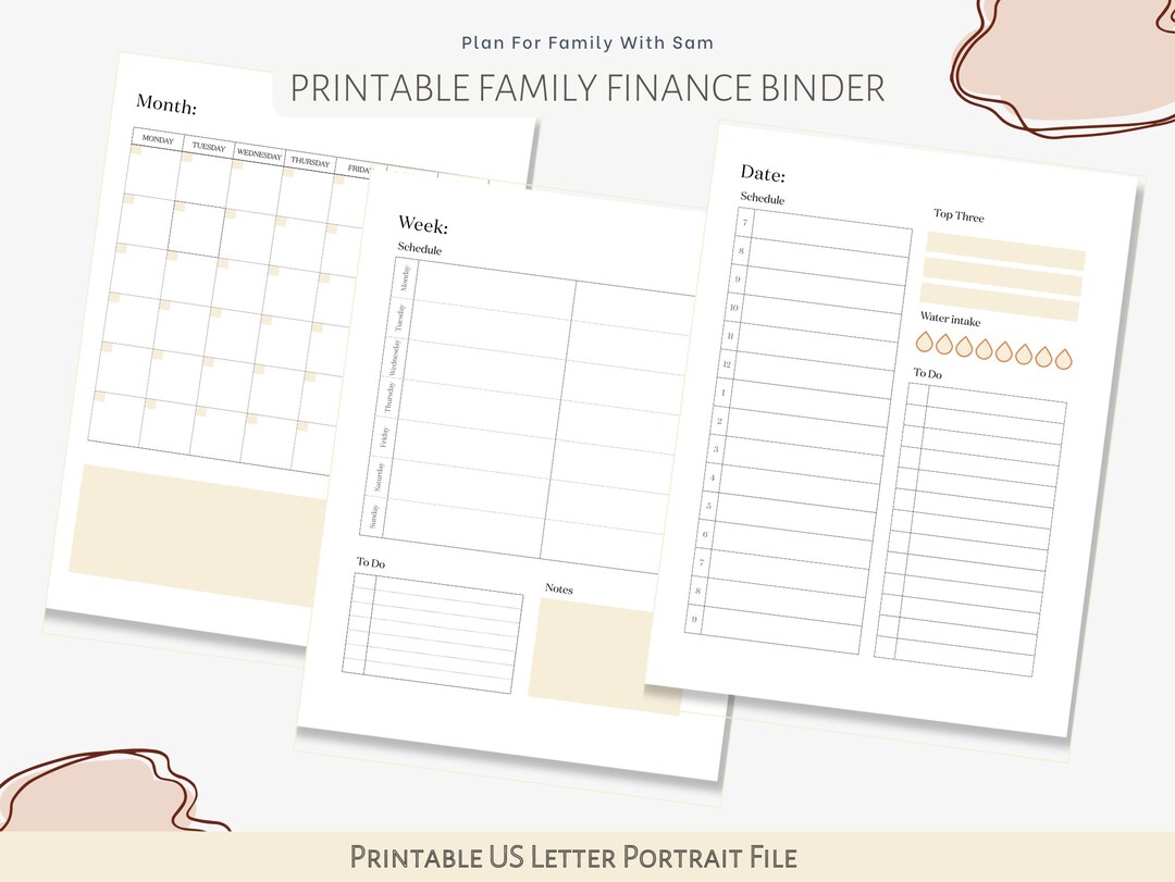 Printable Finance Binder Printable Finance Planner - Etsy