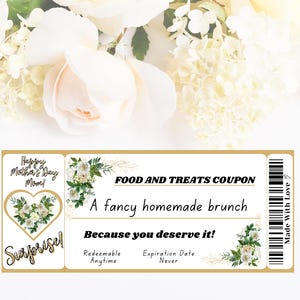 Coupons imprimables pour la fête des mères, cadeau unique de dernière minute pour maman, coupons modifiables, cadeau DIY de dernière minute, coupons pour maman, téléchargement immédiat