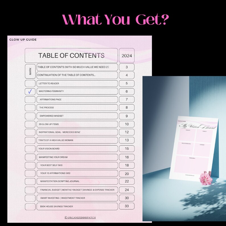 Ultimate GLOW-UP Guide Glow up Planner Self Care New Year New You Skin ...