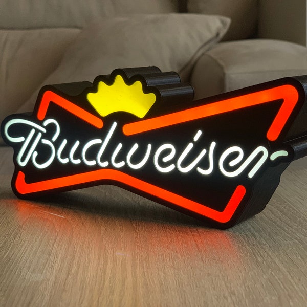 Beer Logo Lamp 3D printed handmade gift