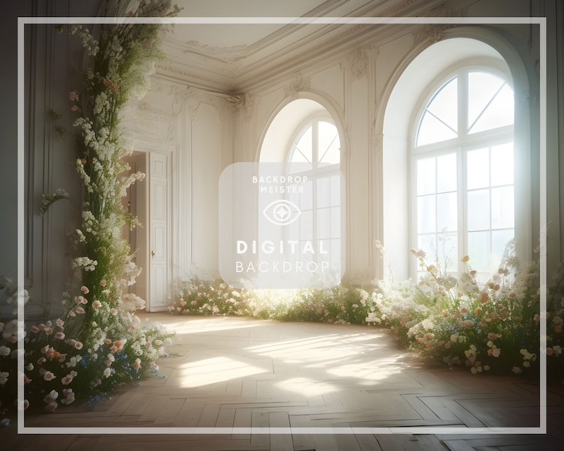 White Wedding Backdrop Digital Download Wedding & - Etsy