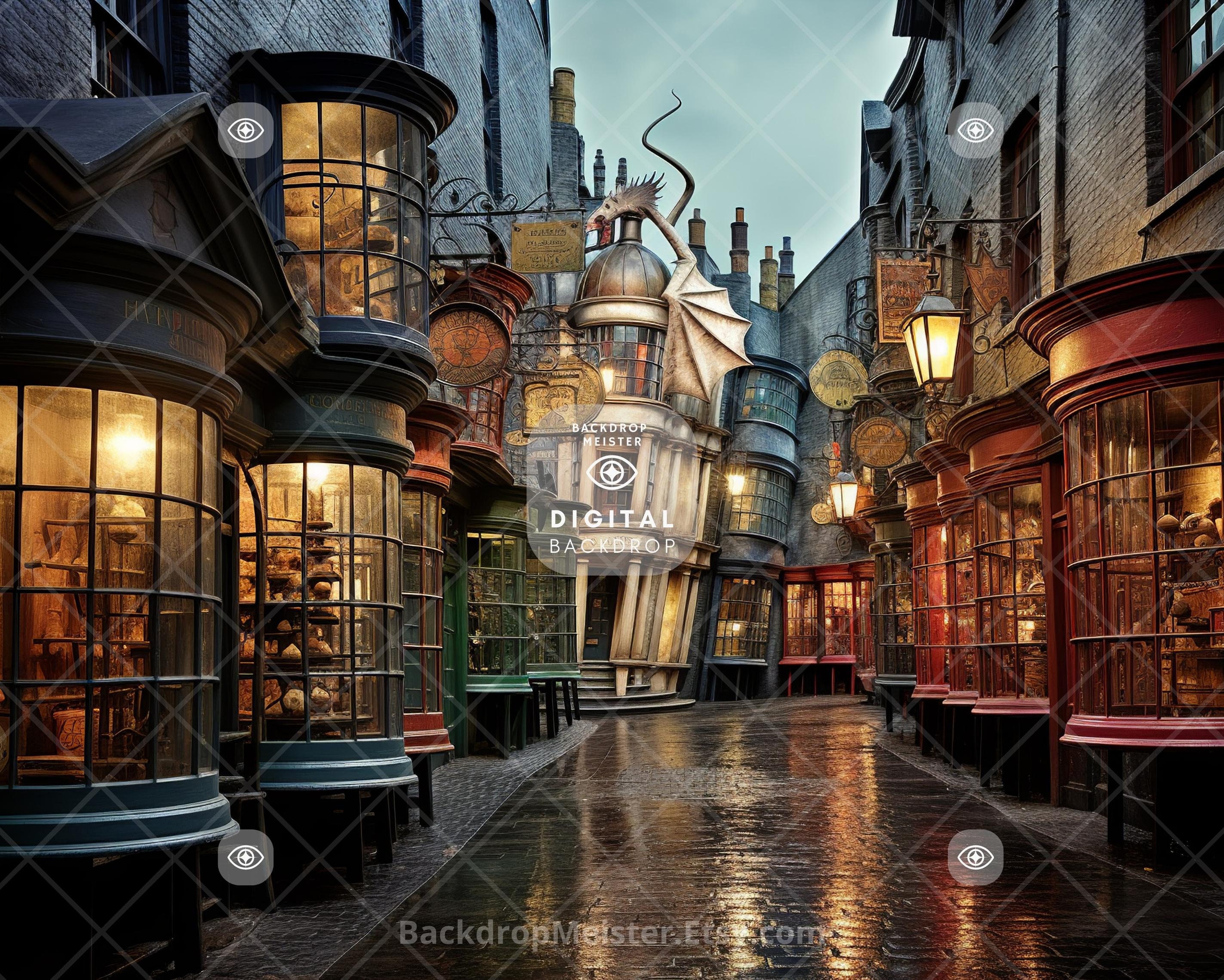 Puzzle Harry Potter Diagon Alley Shop Signs 1000 piezas