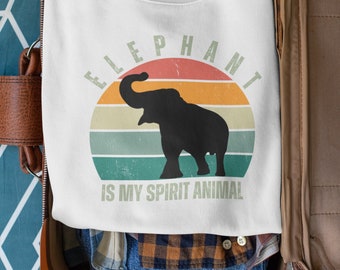 Elephant lover sweatshirt,Elephant spirit animal,Elephant enthusiast apparel,Wildlife lover clothing,Elephant-inspired outfit,Gentle giant