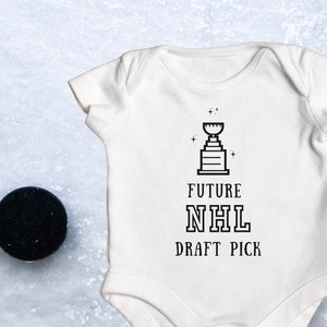 Hockey Baby Onesie, Hockey Baby Bodysuit, Baby Hockey, Baby Shower Gift, Hockey Onsie, Hockey Dad, Hockey Mom, Stanley Cup, Hockey family