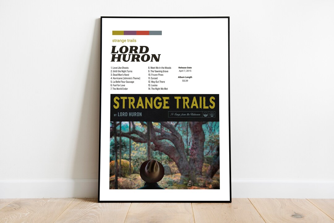 Strange Trails Album Art Lord Huron Etsy