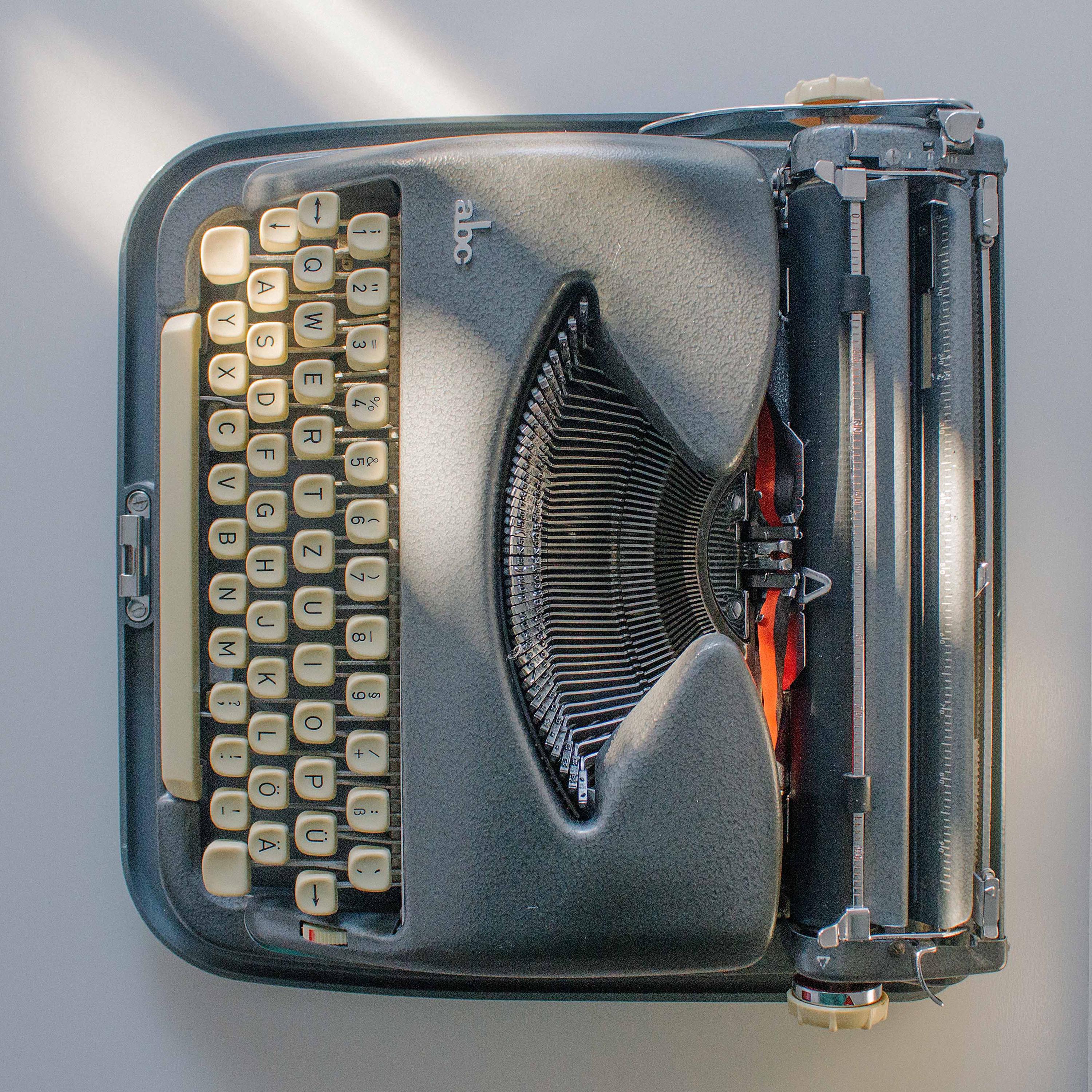 1960 ABC Portable Typewriters, Working Typewriter, Manual Vintage ...