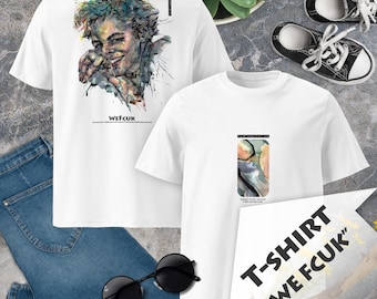 Graphic T-Shirt “WE FCUK” – Premium Wearable Art, Minimalist Aesthetic Streetwear Tee, No Fuss Instant Contemporary Art Experience