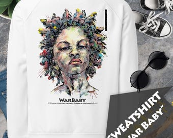 Graphic Sweatshirt “War Baby” – Premium Wearable Art, Minimalist Aesthetic Streetwear Tee, No Fuss Instant Contemporary Art Experience