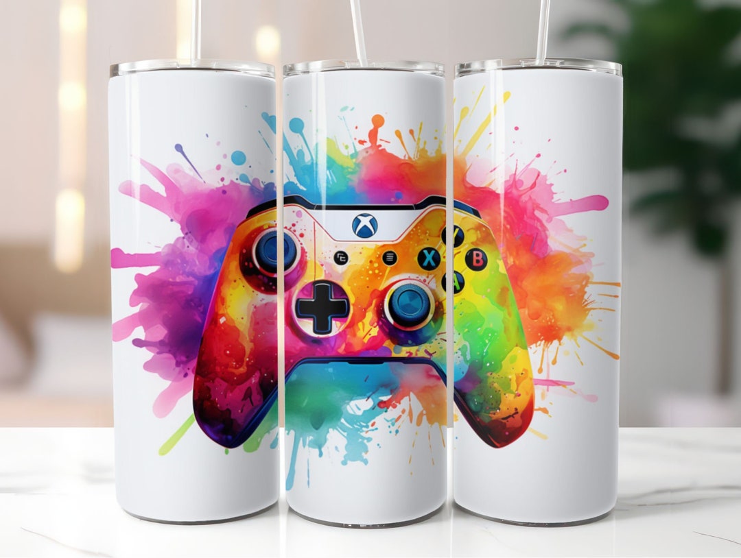 Xbox Controller 20oz Sublimation Tumbler Digital Design Etsy