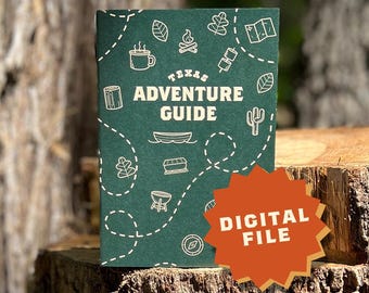 Texas Camping Adventure Guide: Kids Outdoor Activity Book (Digital Download)
