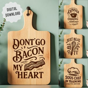 Bundle Cutting Board Quotes SVG, Charcuterie Sayings, Wine and Cheese SVG, Cheese Board Svg, Vectors Ready for Laser Engraving, Glowforge