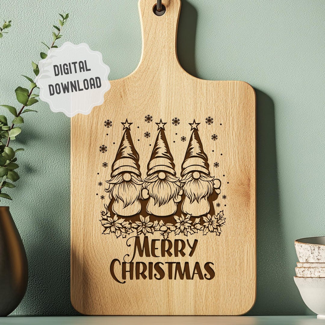Christmas Cutting Board Svg Christmas Laser Engraving Svg Cheese Christmas cutting board svg christmas laser engraving svg cheese