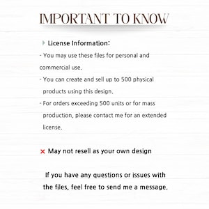 License information