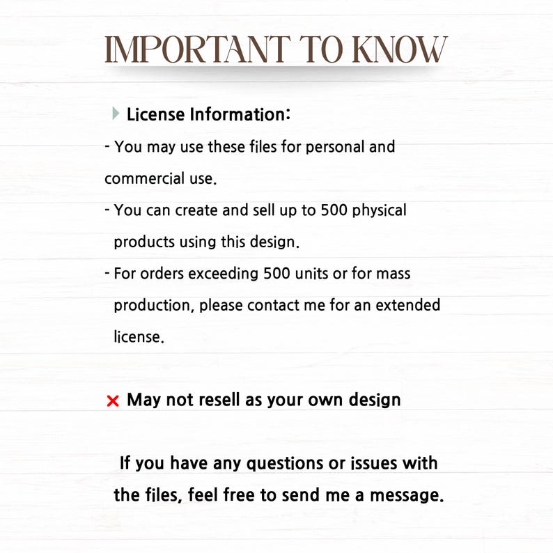 License information