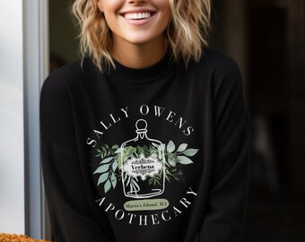 Practical Magic Witchcraft Sweatshirt, SALLY OWENS APOTHECARY Shirt, Basic Witch, Cute Fall Sweatshirt, 90s Movies, Midnight Margaritas