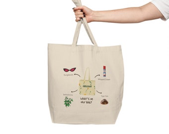 Practical Magic Tote, Gillian Owens Shopping Bag, 90s Movie Themed Canvas Bag, Witchy Woman Bag, Natural Canvas Grocery Bag, Gifts for Her