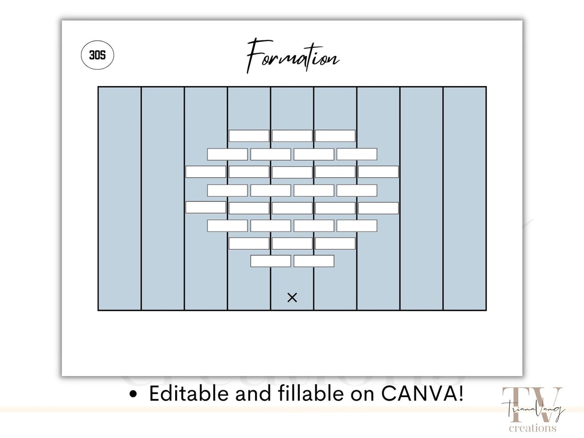 Cheer Formations Template, Cheer Mat Formation, Canva Editable, Pdfs US Cheer Formations Template, Cheer Mat Formation, Canva Editable, Pdfs US