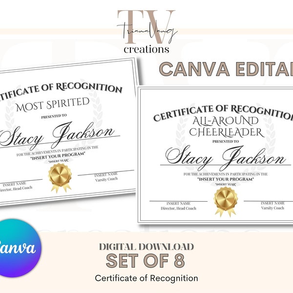 Cheer Award Template Etsy Cheer Award Template Etsy