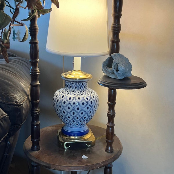 Blue and White Lamp Finials Etsy