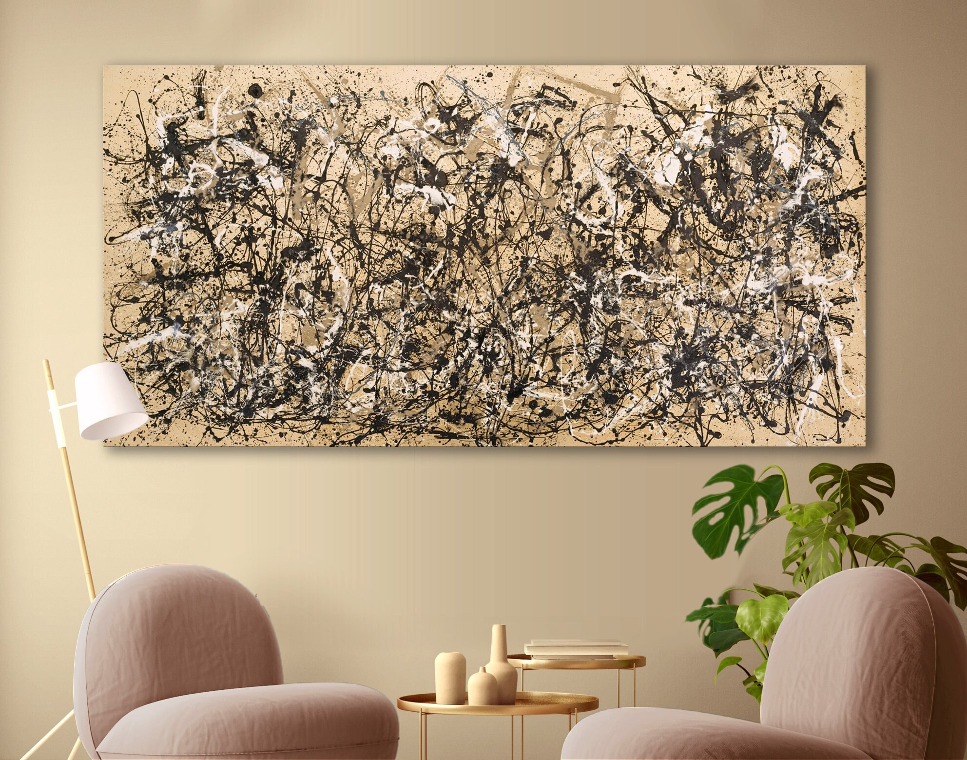 Jackson Pollock Autumn Rhythm No. 30 Impresión en lienzo