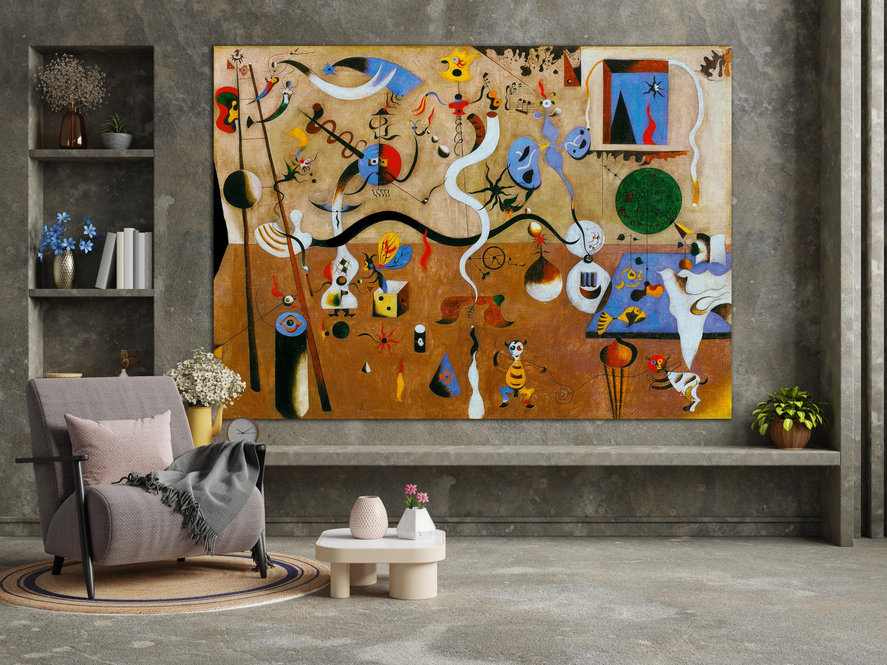 Joan Miro Carnaval D'arlequin Carnival of Harlequin Canvas