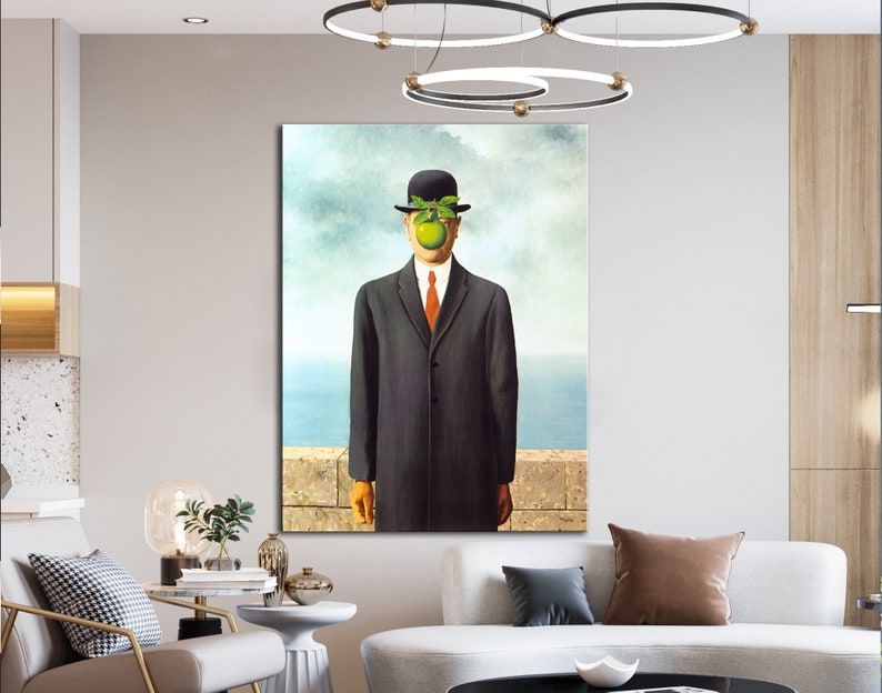 Giallobus Leinwandbild „Aquarell Löwe“ – Fertig Gerahmt, 100x70 Cm, Handgefertigt In Italien, XXL-Format