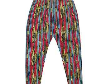 Lencho All-Over Print Joggers for Men - Ethnic Inspired Traditional Patterned Sweatpants for Cultural Style & Comfort