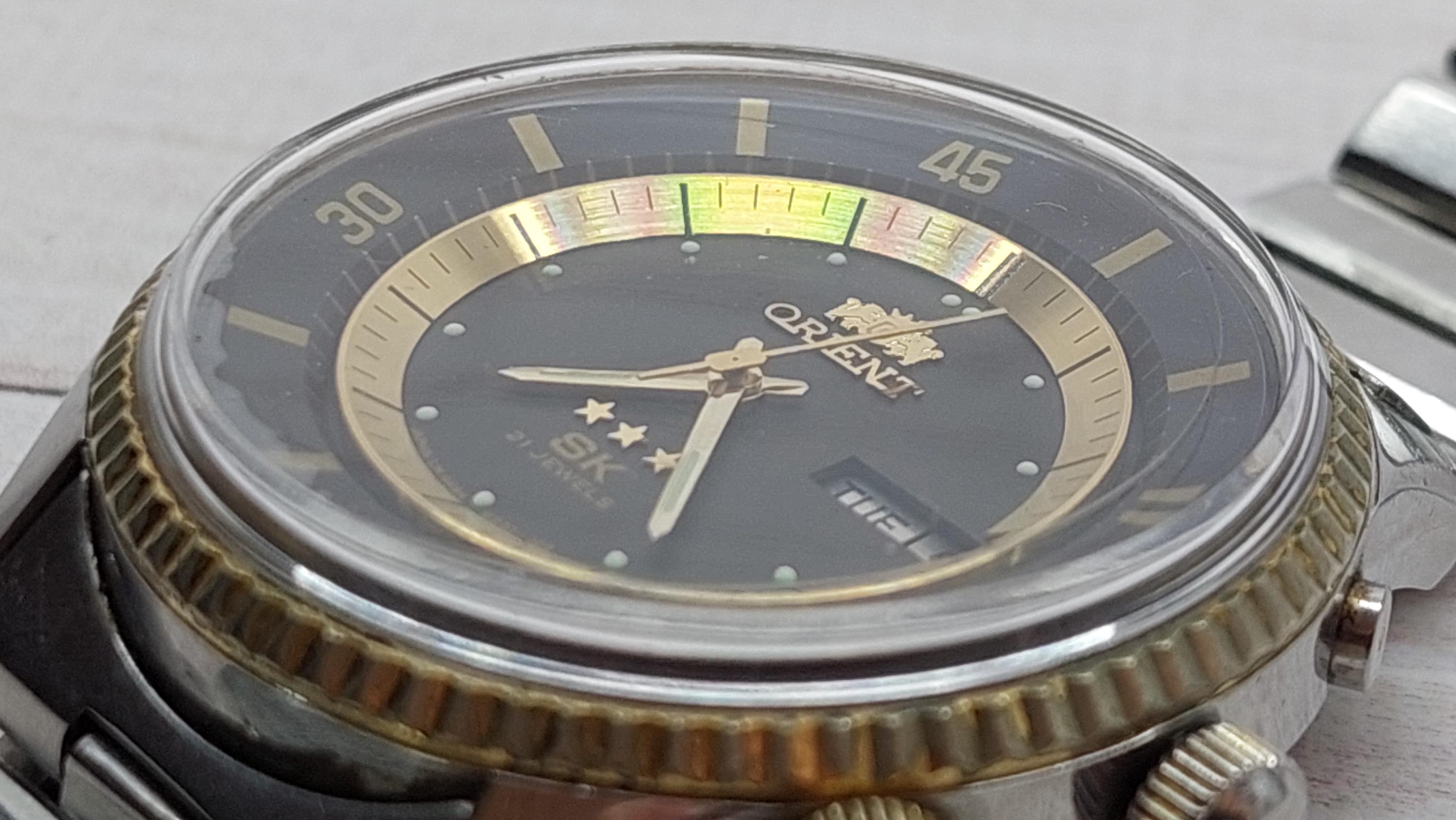 ORIENT SK 21Jewels 自動巻き時計 Ultra Rare Vintage Orient SK 21 Jewels Watch, Rare Old Model