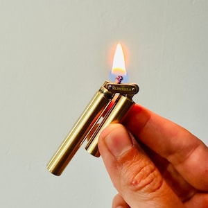 Lighter, Kerosene Brass Lighter, Stick lighter, Windproof Brass Lighter