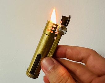 Lighter, Kerosene Brass Lighter, Windproof Brass Lighter, Trench Lighter, Vintage Lighter