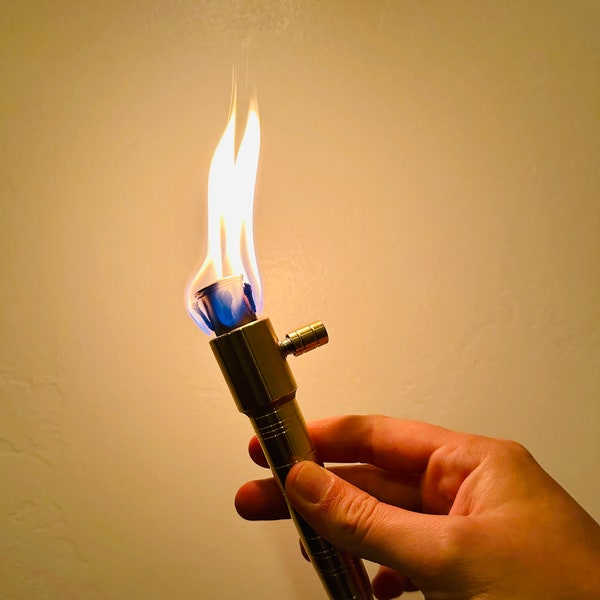 Vintage Brass Torch Lighter: Kerosene Torch (6.6 Inches)