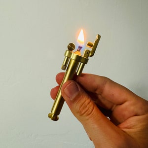 Encendedor, Encendedor de latón de queroseno, Encendedor vintage, Encendedor para pipa de tabaco