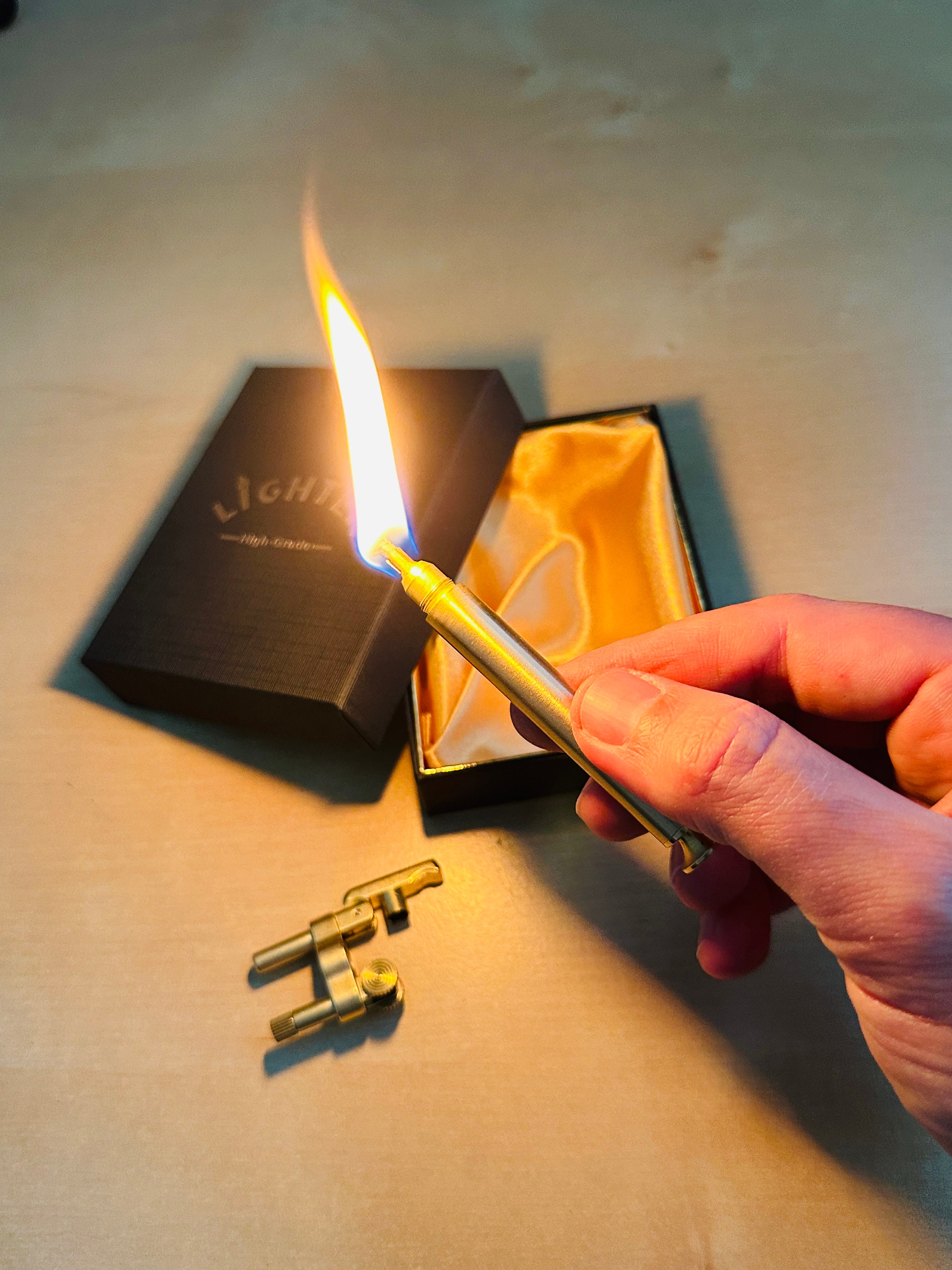 Lighter, Kerosene Brass Lighter, Tobacco Pipe Lighter Etsy