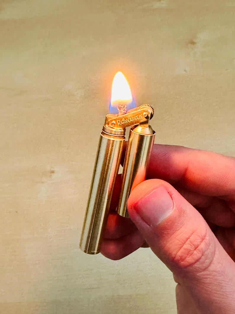 Lighter Kerosene Brass Lighter Stick Lighter Windproof Etsy