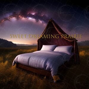 Sweet Dreaming Prairie Digital Background