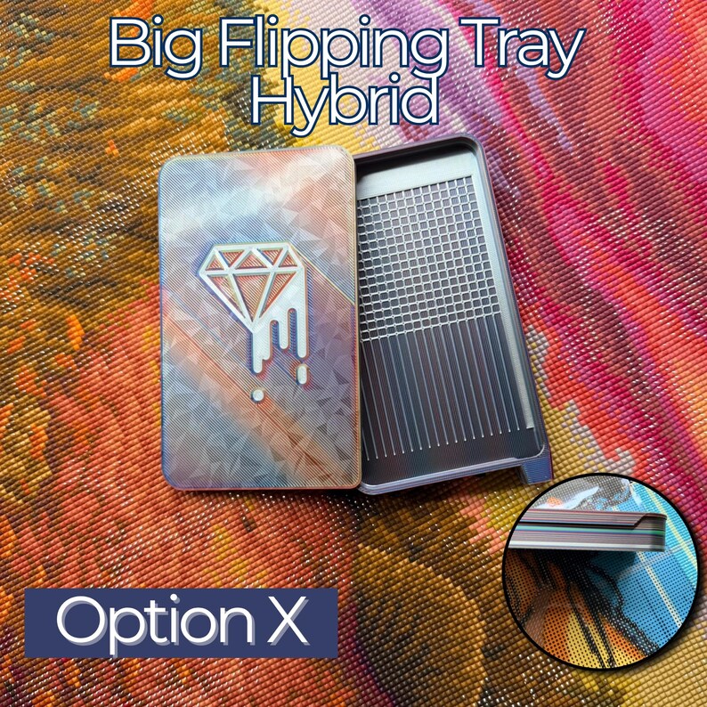 Made to Order Hybrid Diamond Art Tray by DiamondPaintersAnon Shop Option X