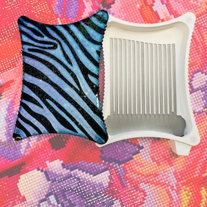 Ergonomischer Stil Diamond Art Tablett - Zebra Standardgröße